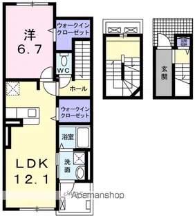 スタービレⅣ【3階】の間取り