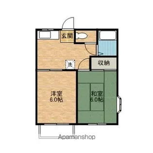 ノースポイント【A102号室】の間取り