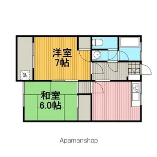 グリーンハイツ高根【1階】の間取り