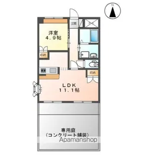 ファインパレスⅢ【1階】の間取り