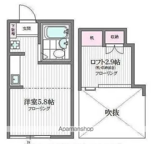 クレールメゾン高円寺【2階】の間取り