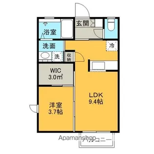 シャイニング51【203号室】の間取り