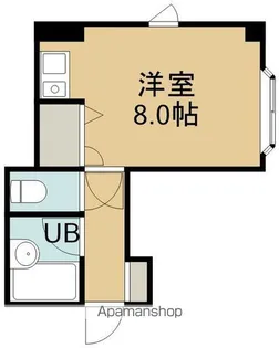 1Rの間取り画像