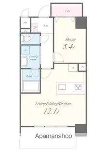METSA MORISHITA(メッツァ森下)【4階】の間取り