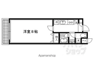 グランコスモ鴨川【403号室】の間取り