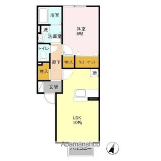 APーTOM【2階】の間取り