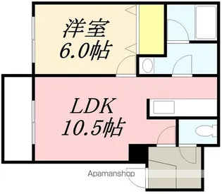 フォルム花園Ⅱ【102号室】の間取り