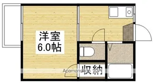 トピア国富 けやき通り【1階】の間取り
