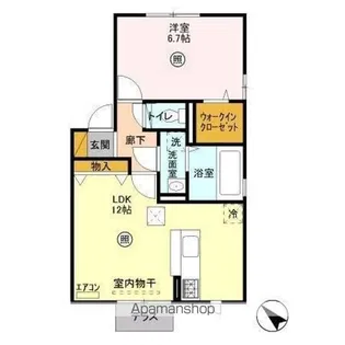 メルヴェイユ C【1階】の間取り