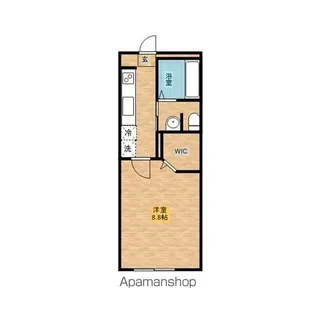 ラ・シエスト【108号室号室】の間取り