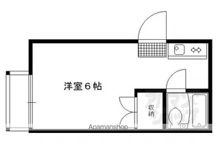 コーポ中島【402号室】の間取り