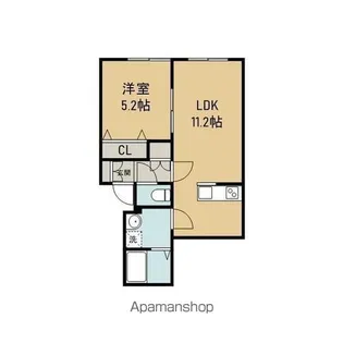 CHALET【1階】の間取り