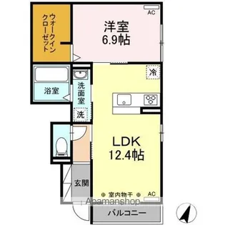 THE RUMAH NAKAYA【1階】の間取り