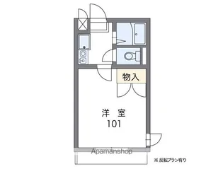 レオパレス上平間ACT【2階】の間取り
