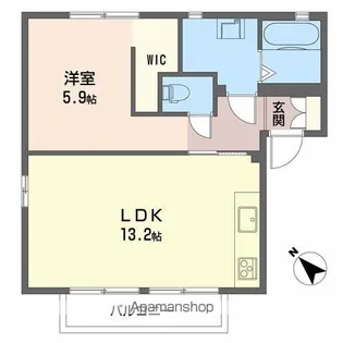 ハイツシービーⅠ【1階】の間取り
