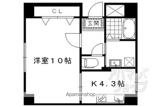 サン・グリーン・ハウス【308号室】の間取り