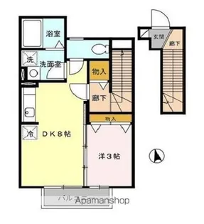 プログレッソB【1階】の間取り
