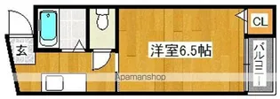 ミドゥスジ堺【209号室】の間取り
