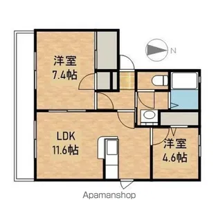 ロフティ【1階】の間取り