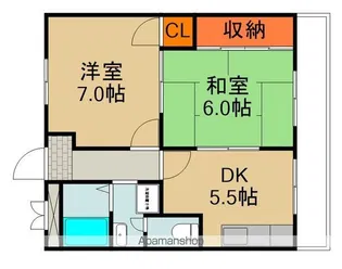 大西マンション【3階】の間取り
