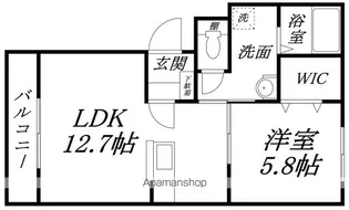 MAPLE COURT MIHARA(メープルコート美原)【4階】の間取り