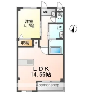 アインダム(EJENDOM )【1階】の間取り