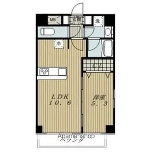 CANAL EAST【4階】の間取り