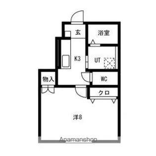 AMOUR EVER Ⅵ【1階】の間取り