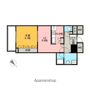 THE TOKYO TOWERS MIDTOWER【12階】の間取り