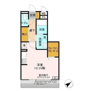 リバーハイツ幕張【2階】の間取り