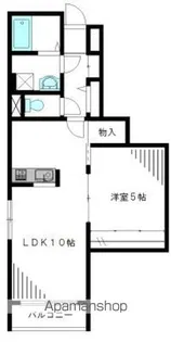 フィンチリーコート氷川台【102号室】の間取り