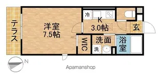 D−HILLS山下【1階】の間取り