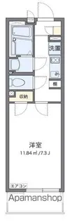 クレイノSOLUTIONSⅥ【302号室】の間取り