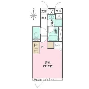 アトリオフラッツ自由が丘【2階】の間取り
