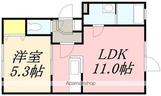 ライブタウン本通【1階】の間取り