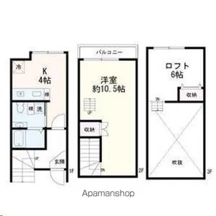 エクセルシャトー国見A棟【1階】の間取り
