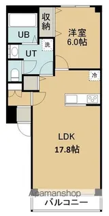 サンエスタシオン湯川【306号室】の間取り