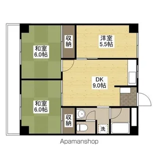 田辺ビル【202号室】の間取り