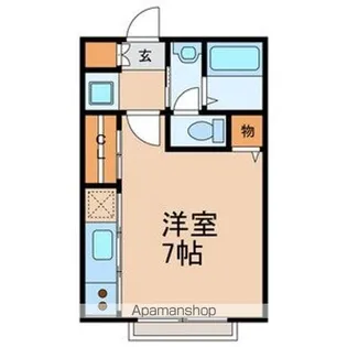 ローズ南柏【1階】の間取り