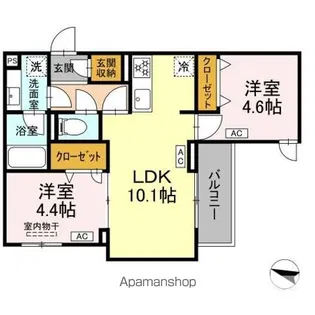 セレスティア中野鷺ノ宮【3階】の間取り