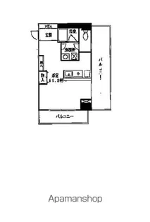 クリーンホームツルオカ【8階】の間取り