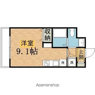 ロイヤルマンションC.O.R【3階】の間取り