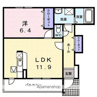 シルバーベル【1階】の間取り