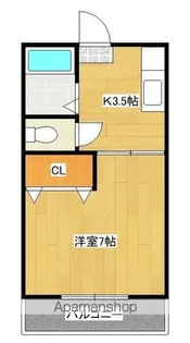 津曲マンション【2階】の間取り