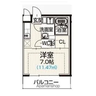 アソシエ鶴舞公園【3階】の間取り