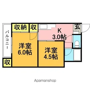 白川ビル【3階】の間取り