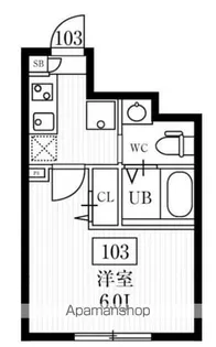 ミハス千川Ⅱ【1階】の間取り