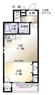 リヴェール助松【3階】の間取り