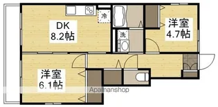 ファーストコート B【1階】の間取り