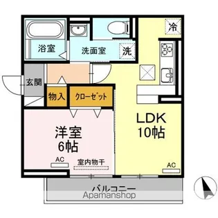 フレスコ【1階】の間取り